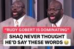 😂一边作呕！奥尼尔昨日演播室：🤮yue...戈贝尔统治了比赛